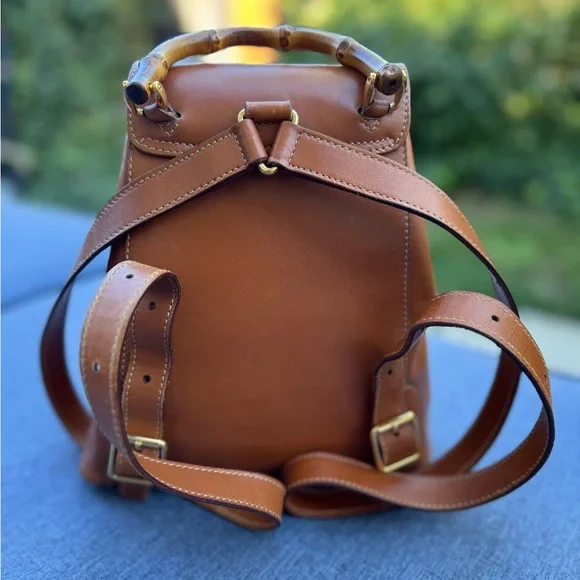 Vintage Gucci Bamboo Mini Backpack - Picture 3 of 11